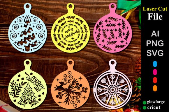 3D Christmas Stencils SVG for Holiday Design