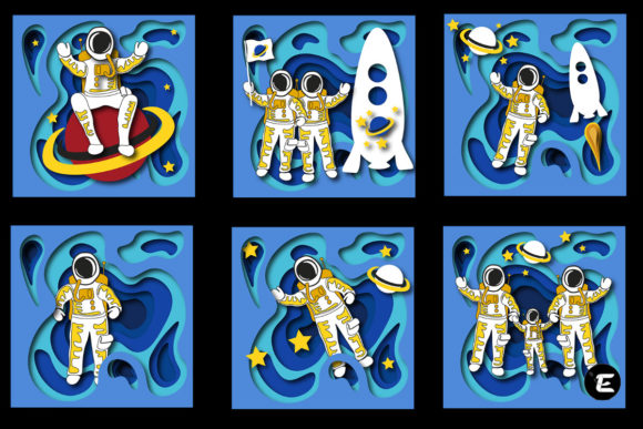 Bundle Space: 3D SVGs for Shadow Boxes