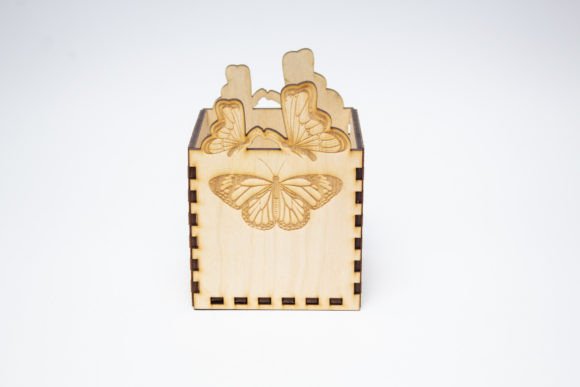 Candle Holder - Butterfly: 3D SVG for Home Décor