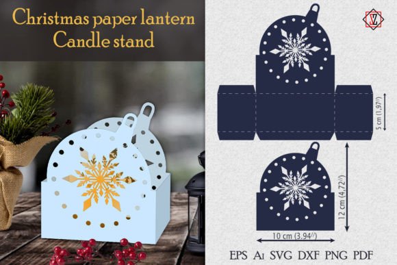 Christmas Candlestick Stencil5: A 3D SVG Review