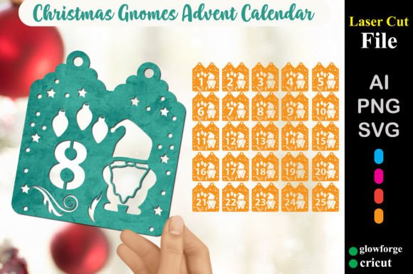 Christmas Gnomes Advent Countdown SVG Review
