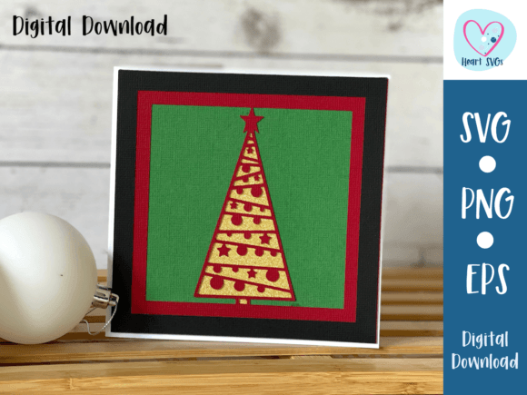 Christmas Tree Baubles: 3D SVG for Holiday Branding