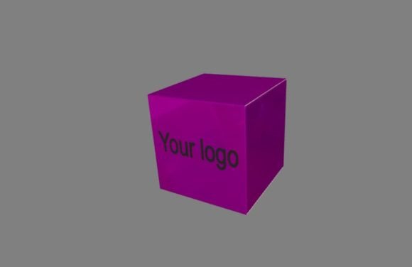 Cube Box Template SVG: 3D Shapes for Brands