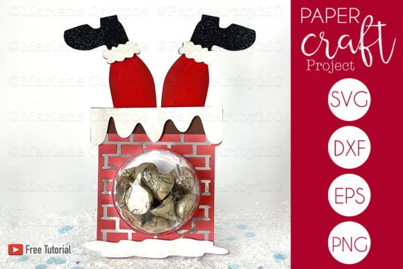 Cut Files Santa Claus Candy Holder Review