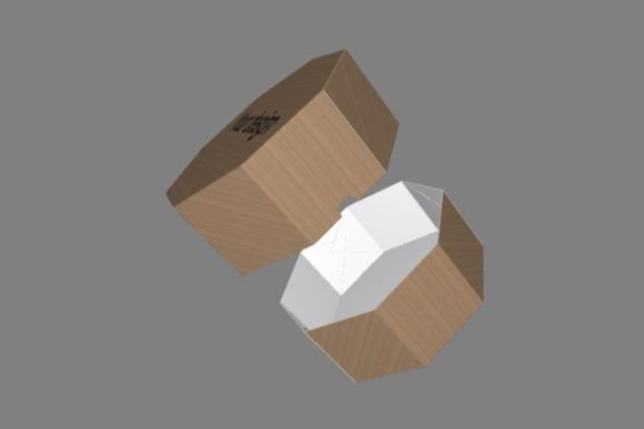 Gift Box Template: 3D SVG Shapes for Crafting