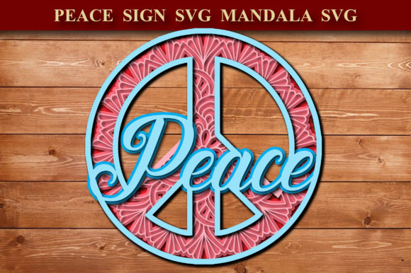 Review: Multilayered 3D Peace Sign Mandala SVG