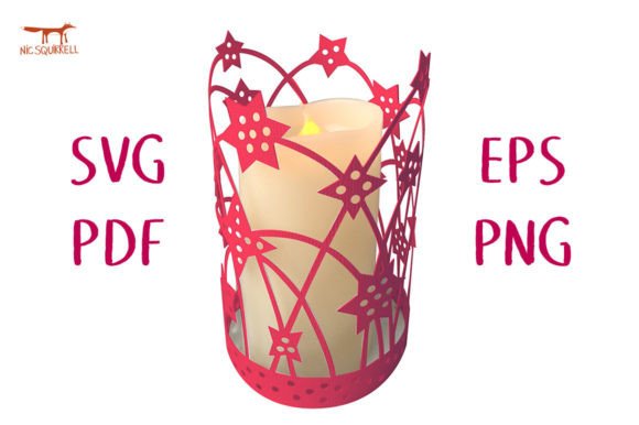 Shooting Stars Papercut Lantern 3D SVG Review