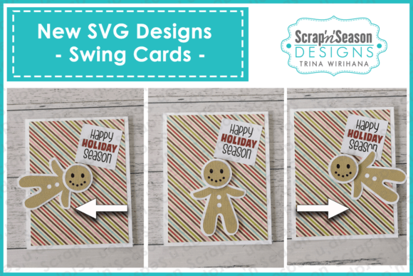 Swing Card - Gingerbread: A 3D SVG Shapes Review