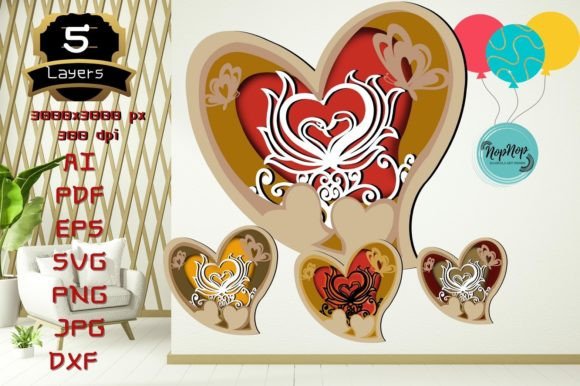 Valentine Sweet Heart V.2: 3D SVG Shapes Review